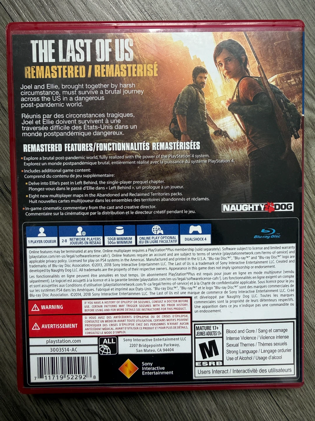 The Last of Us Remastered PlayStation Hits PS4 Game - photo 3