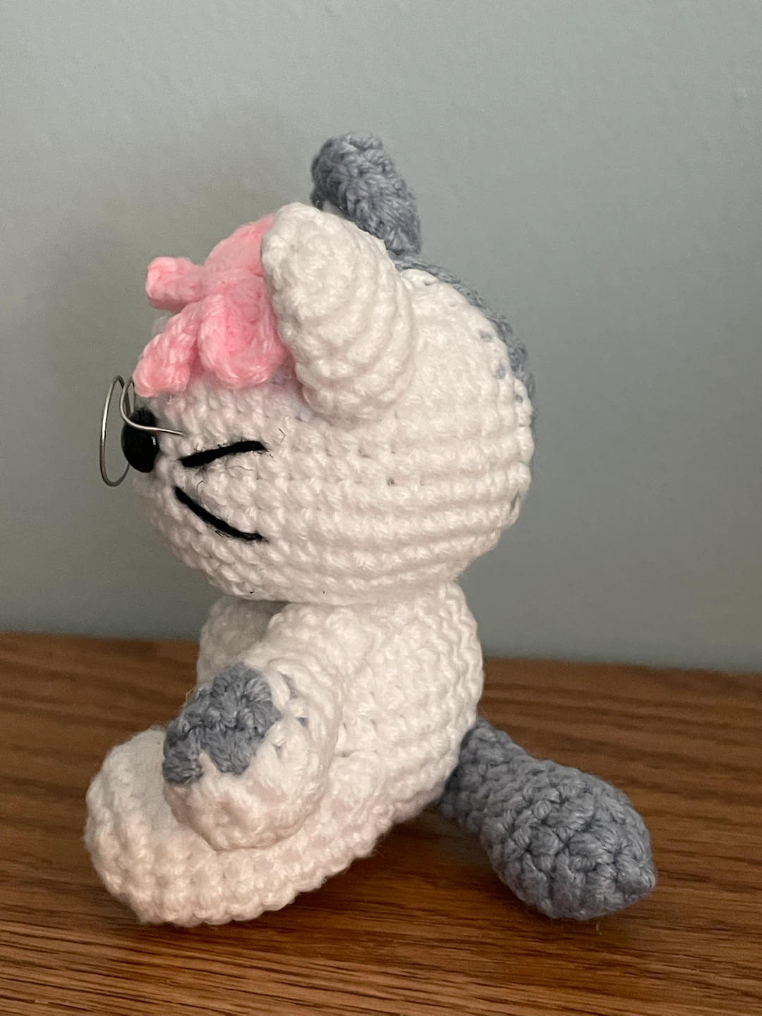 Hand-Crocheted Cat Plush Toy - photo 4