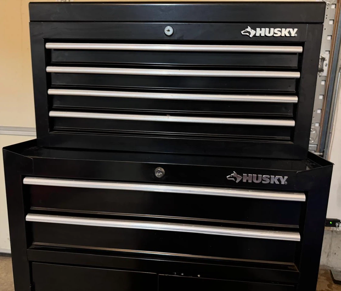 Husky Black Tool Chest with Cabinet - photo 5