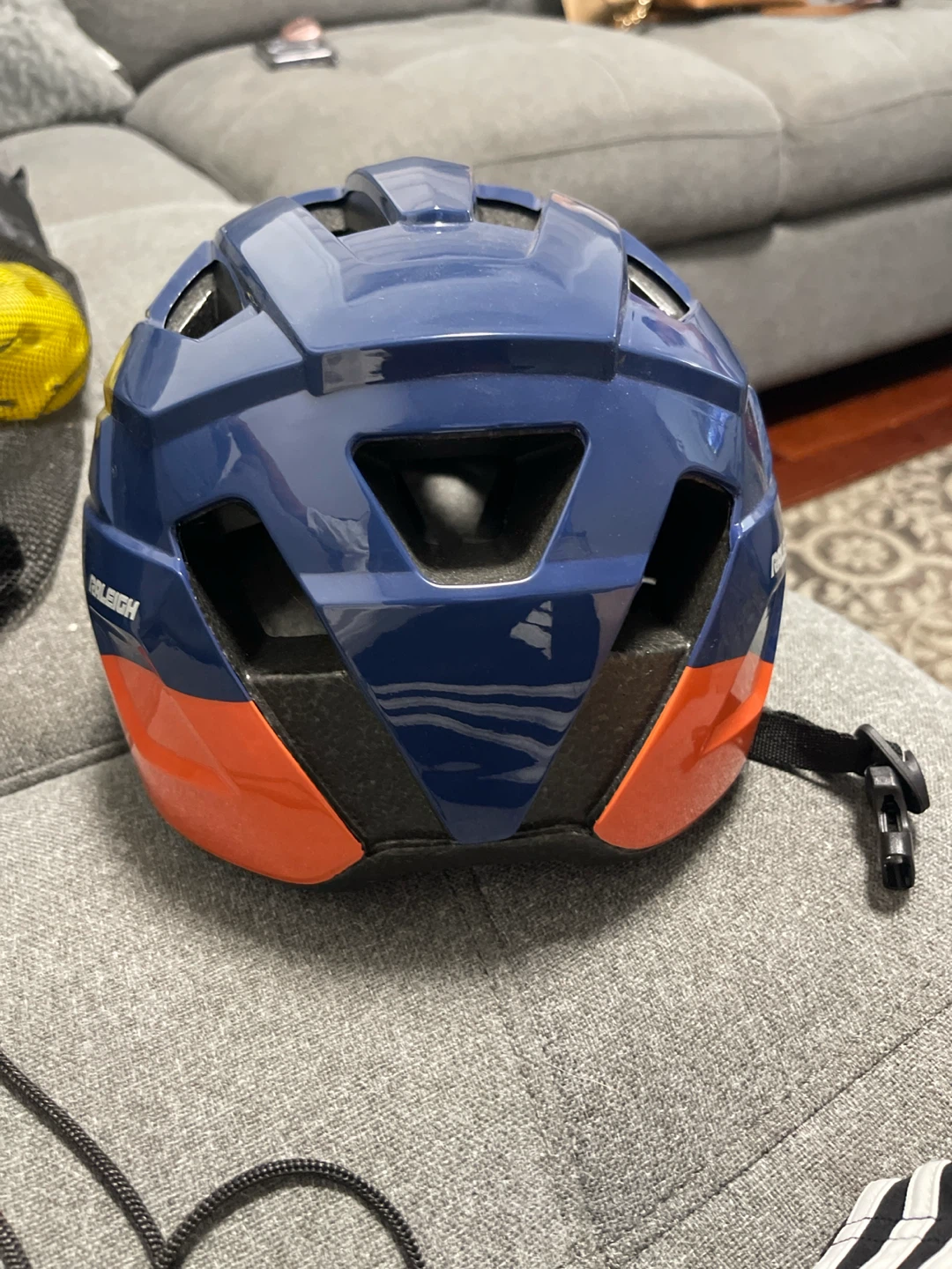 Raleigh Blue & Orange Bike Helmet - photo 2