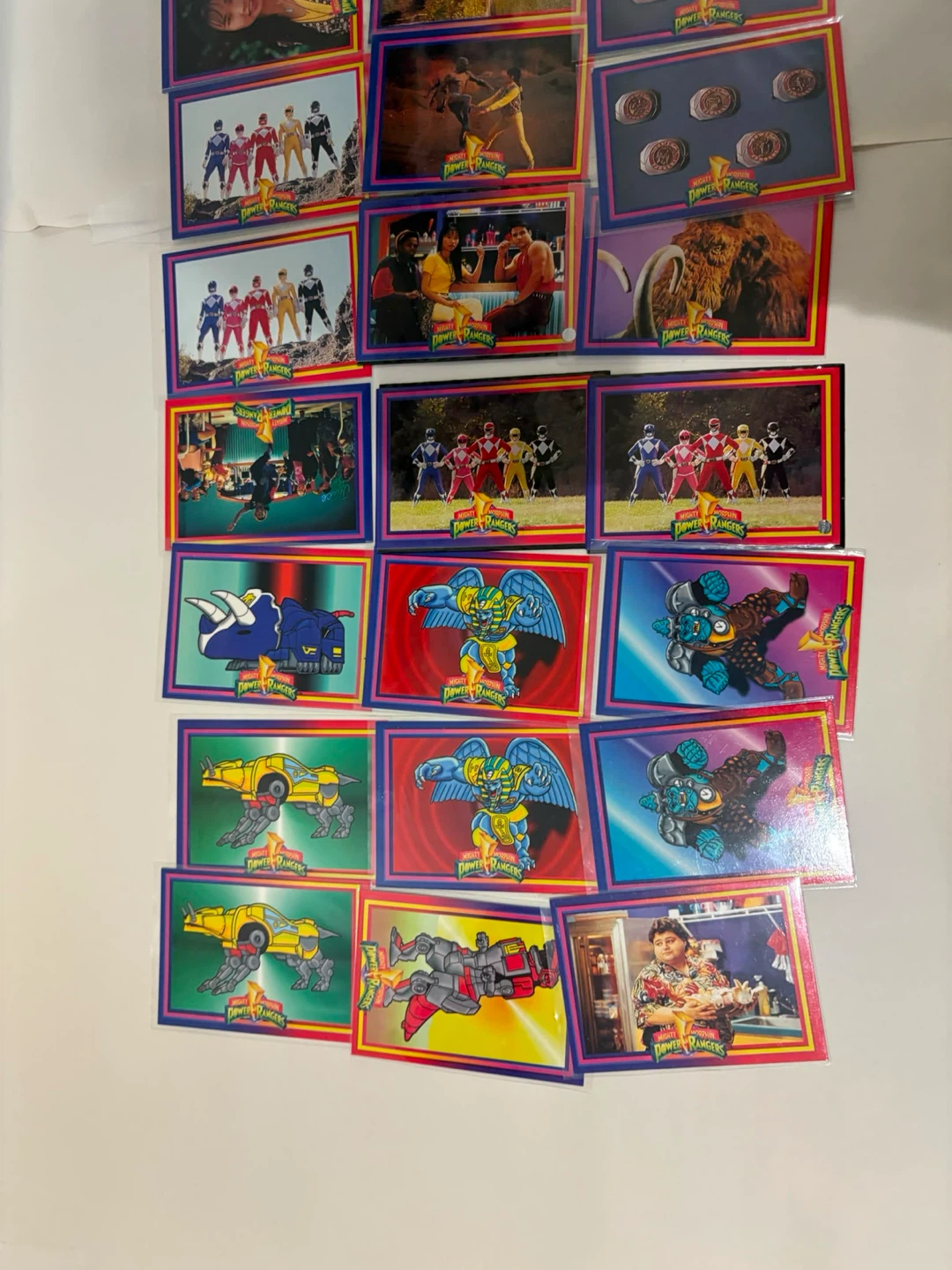 Power Rangers card lot