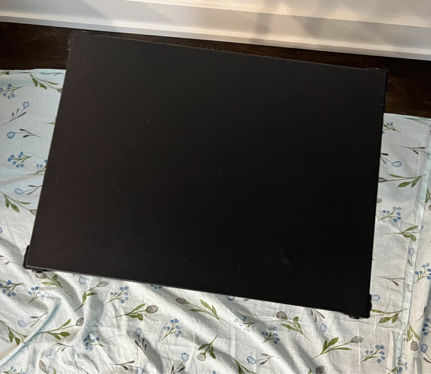 IKEA KNARREVIK Black Nightstand/Side Table – Great Condition - photo 2