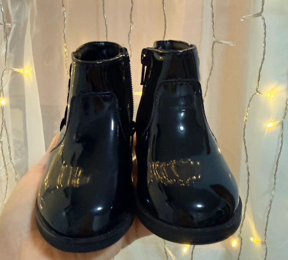 Baby girl black Ankle Boots - photo 2