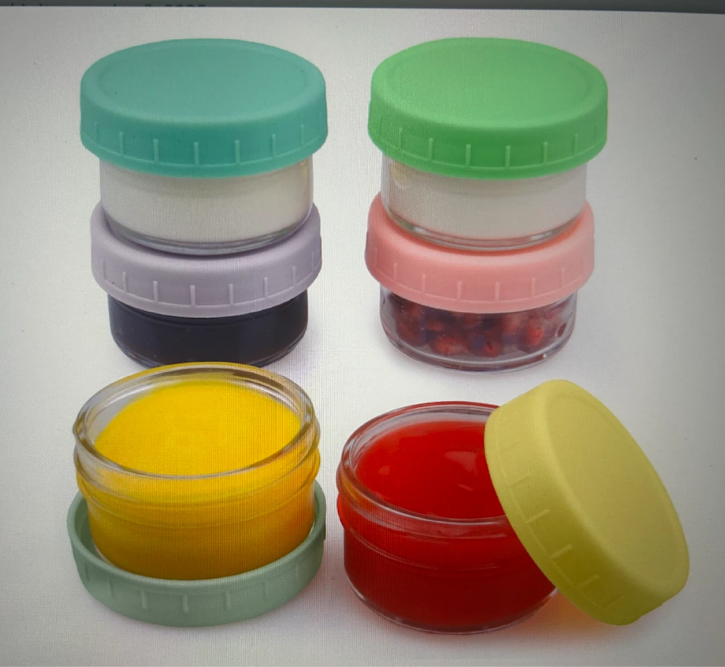 Glass Jars with Lids for Dips and Dressings - photo 3
