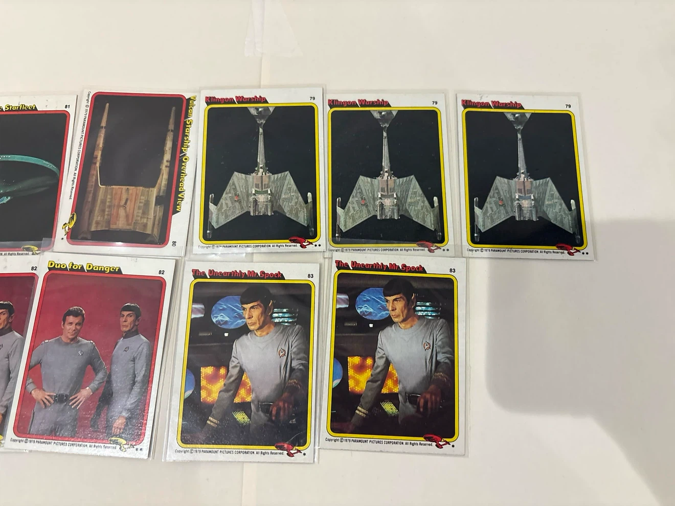 Star Trek card lot