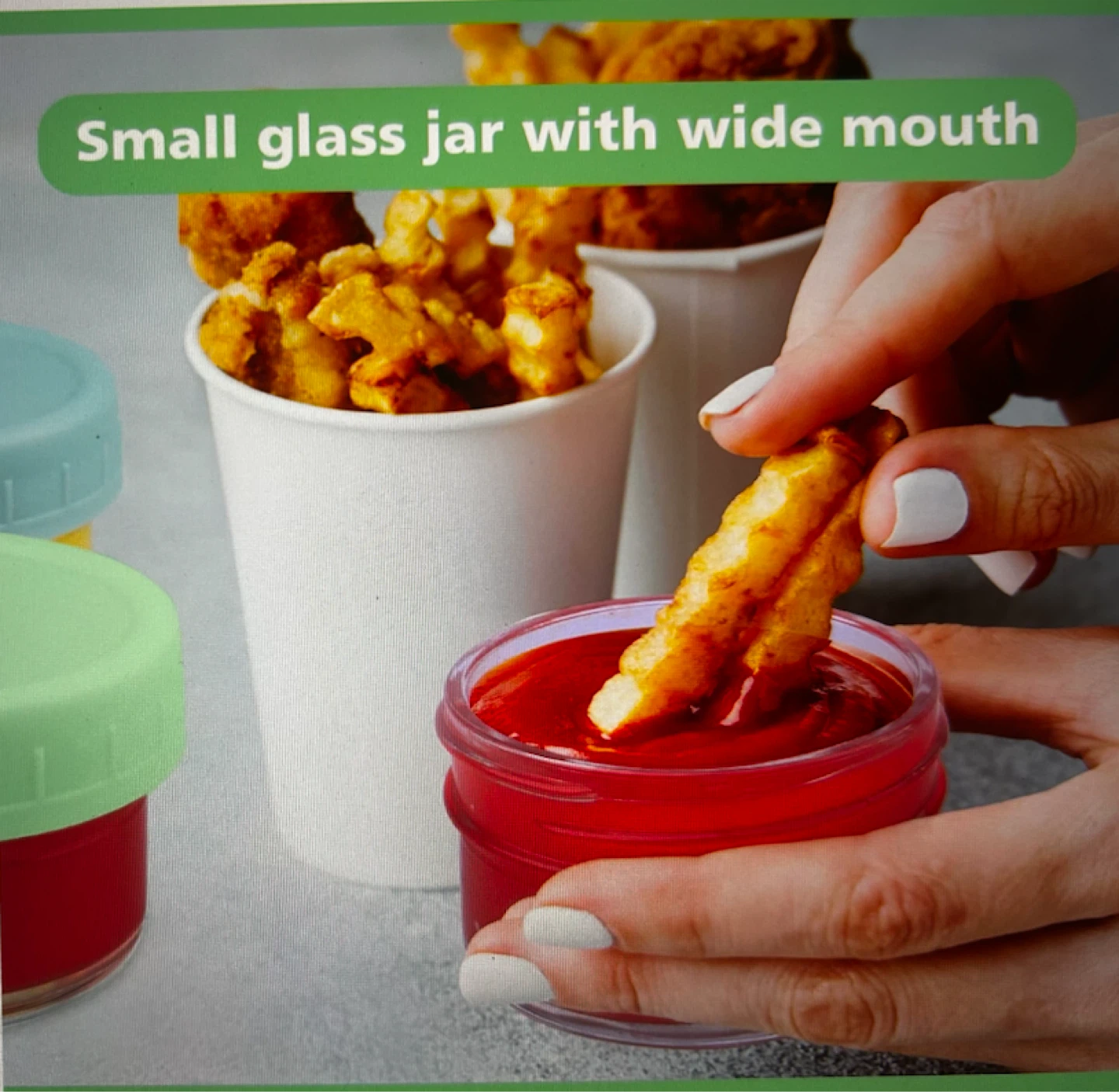 Glass Jars with Lids for Dips and Dressings - photo 4