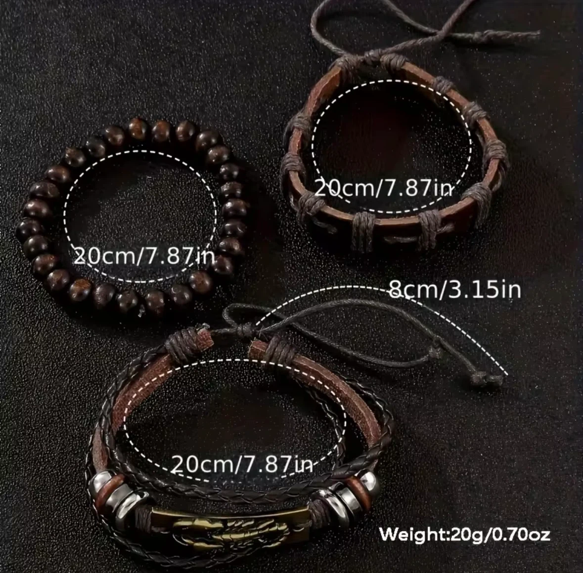Geneva Men's Watch & Bracelet Set - photo 2