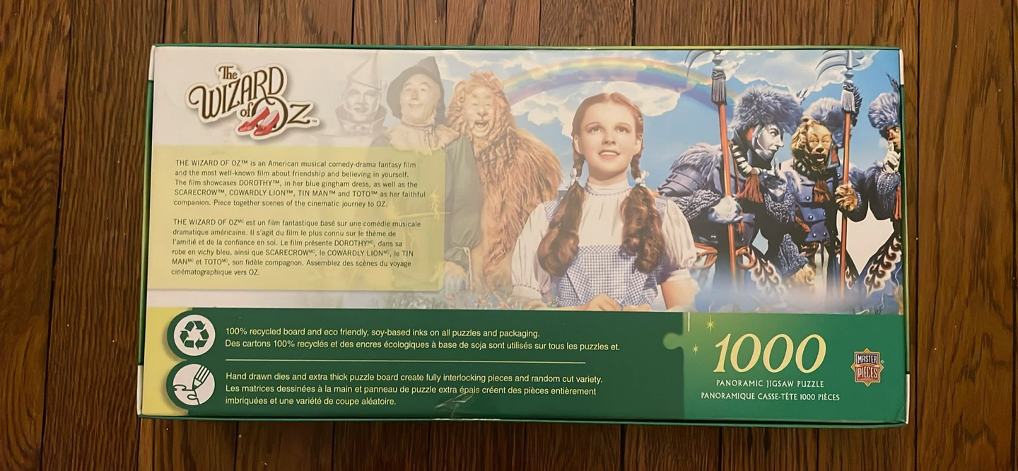 The Wizard of Oz 1000 Piece Panoramic Jigsaw Puzzle - photo 2
