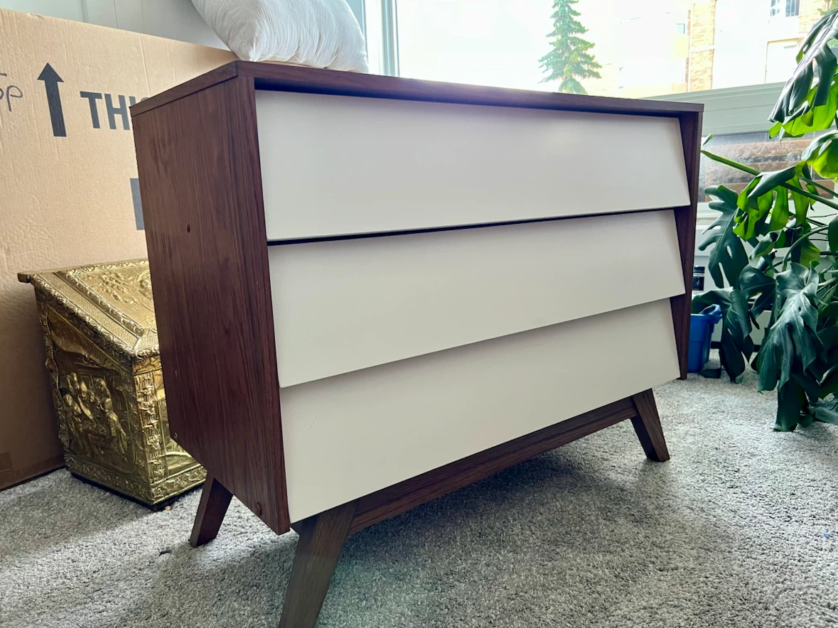 Set of 2 MCM Style Dressers