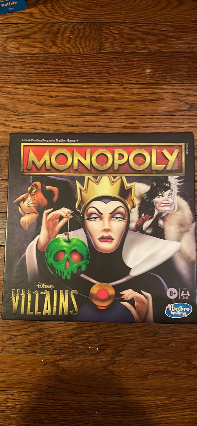 Monopoly Disney Villains Edition Board Game