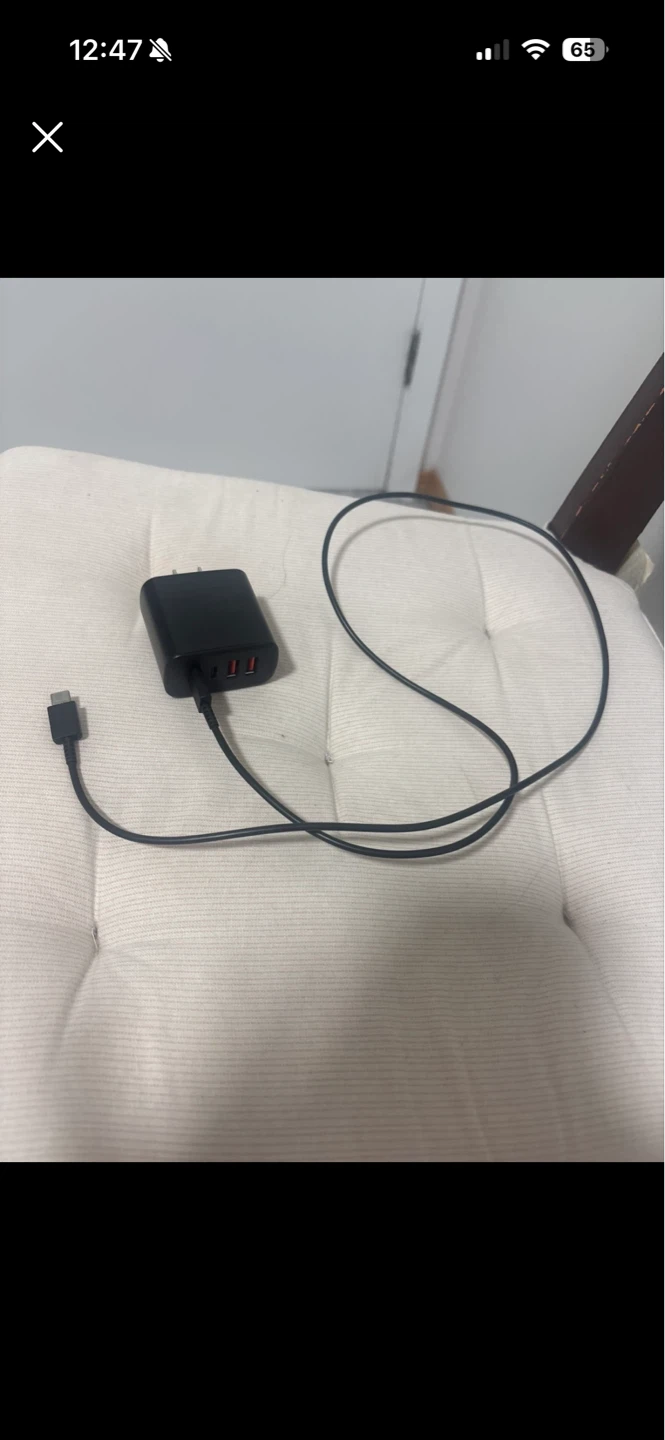 Black Multi-Port USB Wall Charger