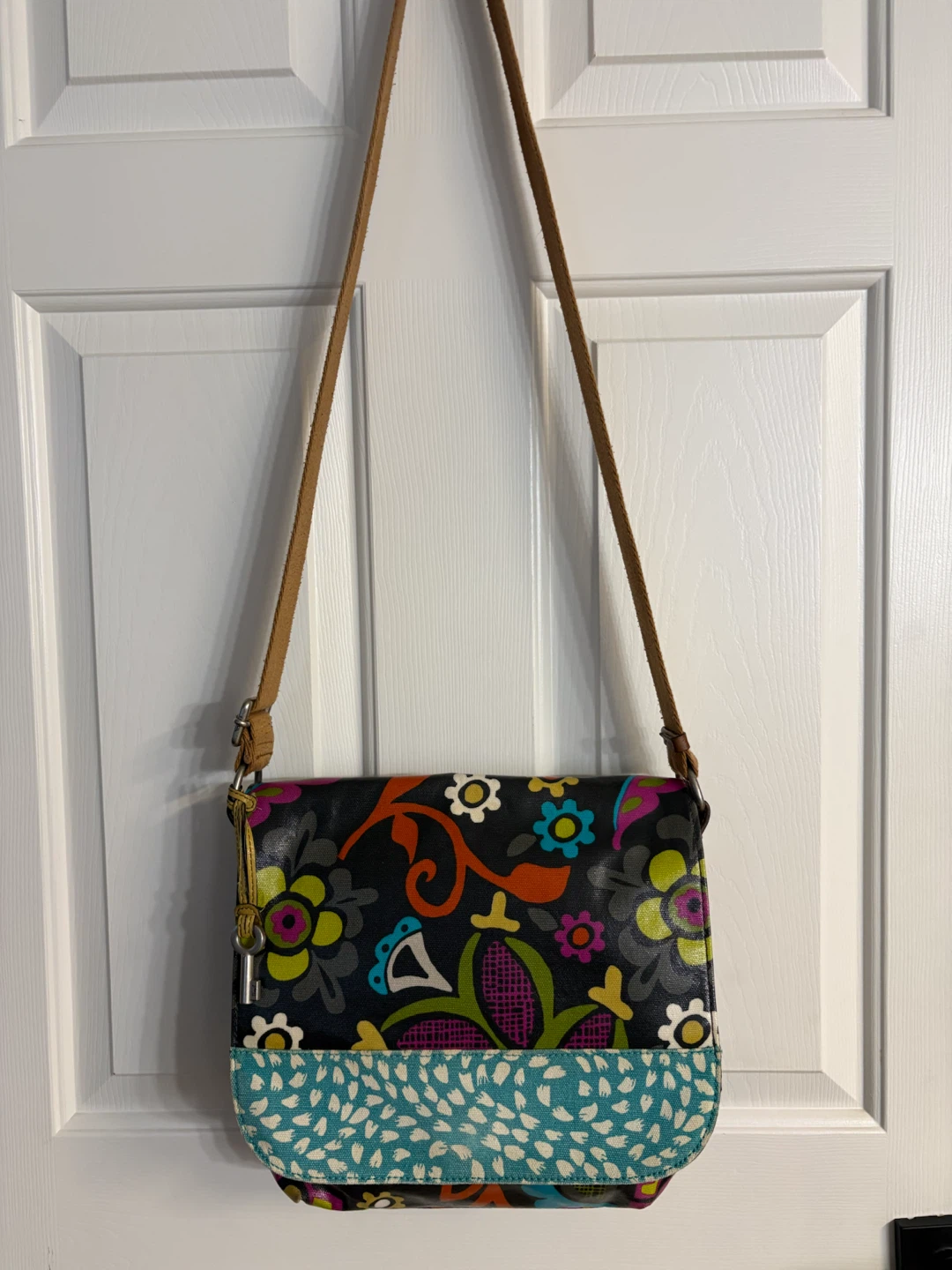 Fossil Key-Per Floral Boho Crossbody Messenger Bag - photo 2