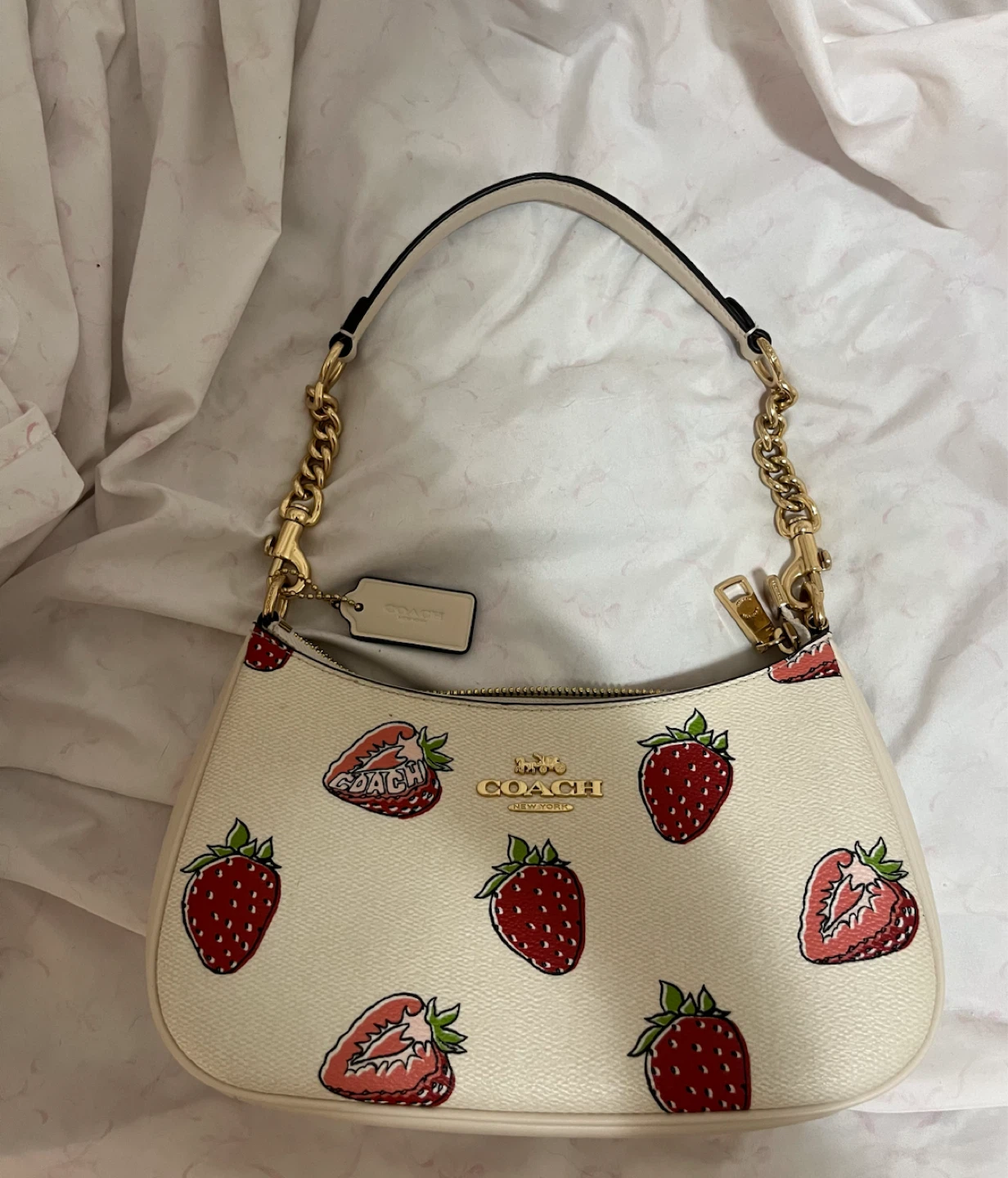 Coach Teri Strawberry with Matching Coach Wristlet