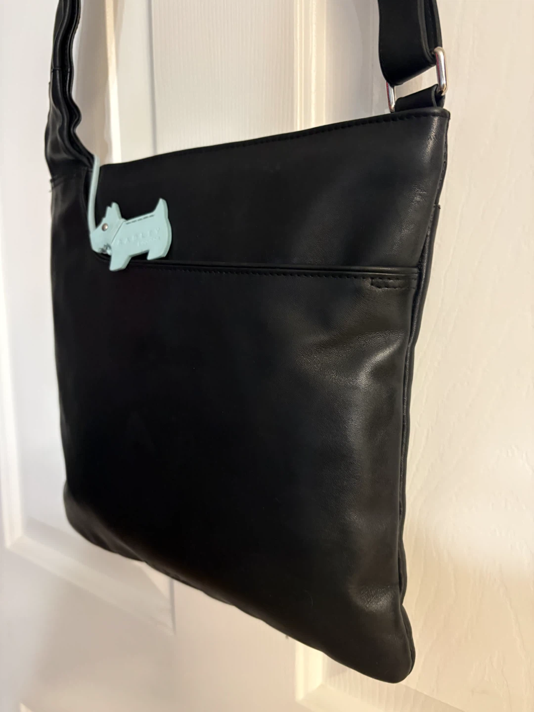 Radley London Black Leather Crossbody Bag with Dog Charm - photo 4