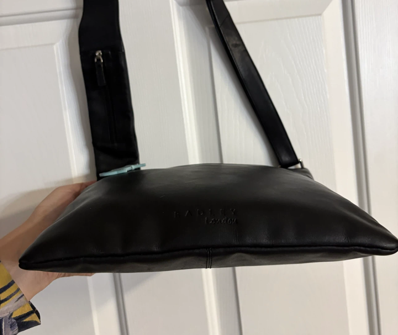 Radley London Black Leather Crossbody Bag with Dog Charm - photo 5
