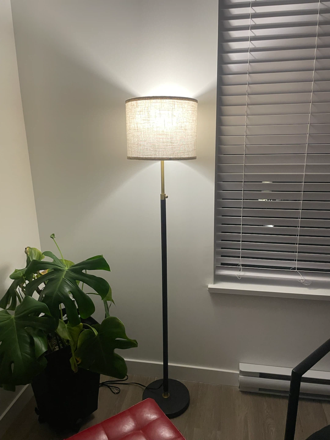 Floor Lamp with Neutral Shade - photo 2