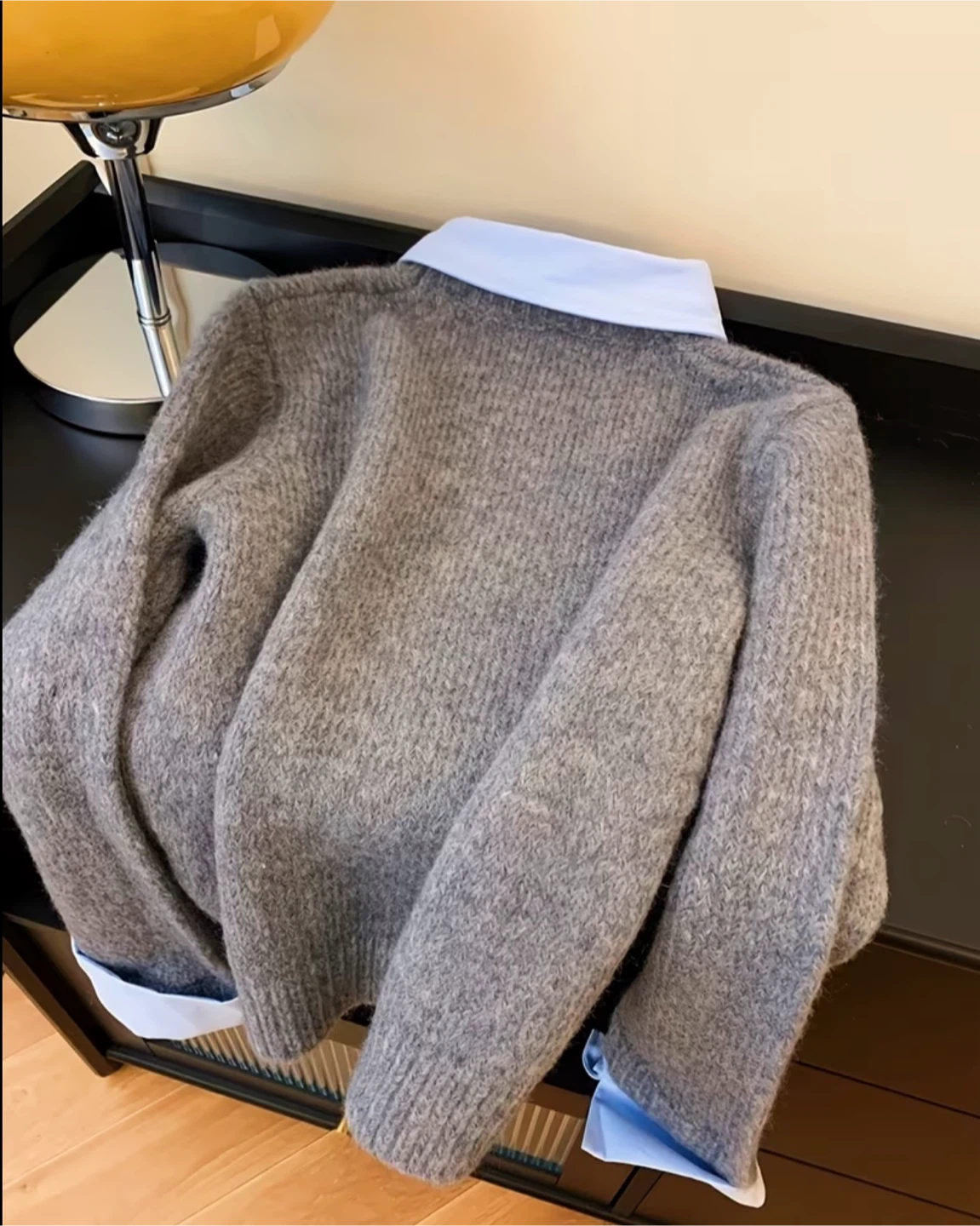 Polo Collar Pullover Sweater - photo 2