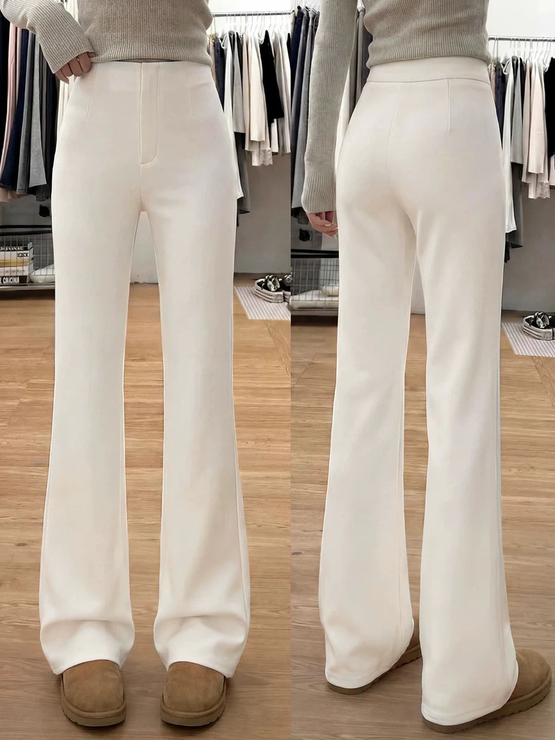 white dress pants