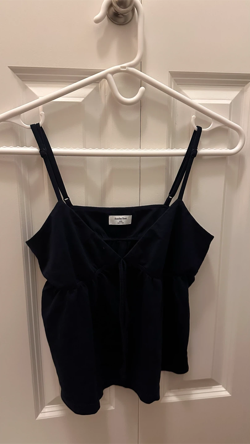 unday Best navy blue 2XS CottonWhisk Loulou Camisole