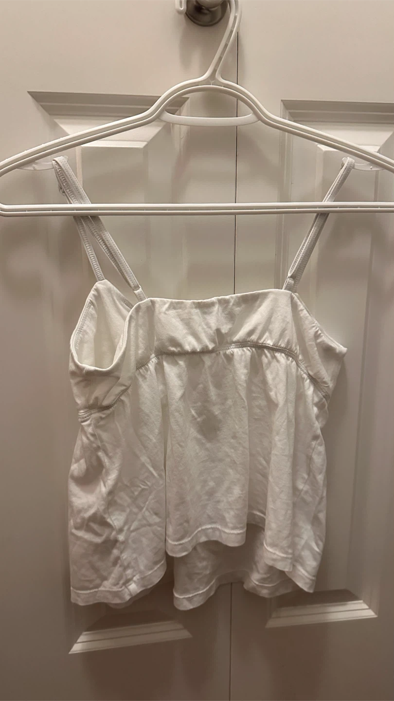 unday Best Aritzia white XS CottonWhisk Loulou Camisole - photo 2