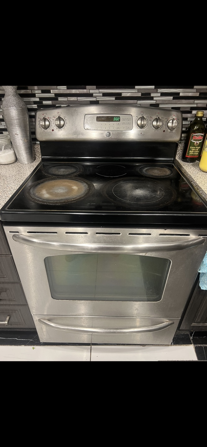 GE Electric Coil Top Range Oven - photo 2