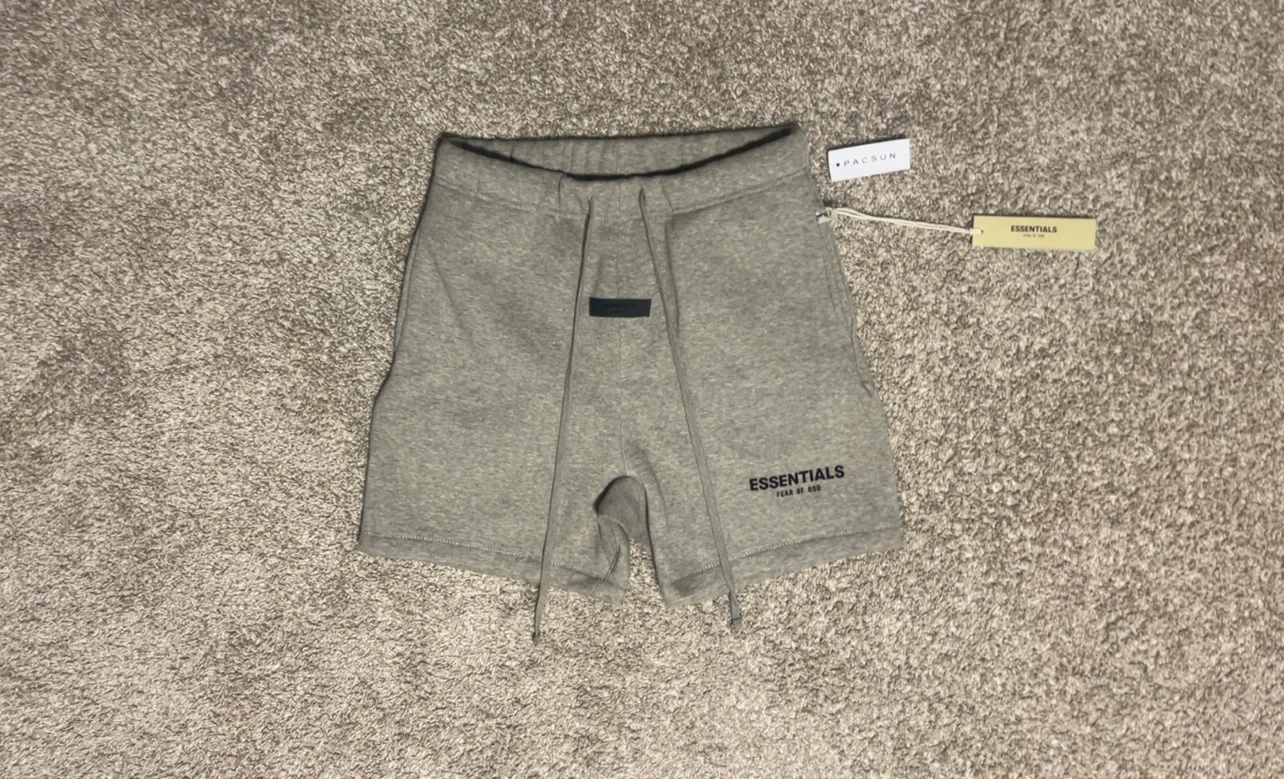 Fear of God Essentials Grey shorts