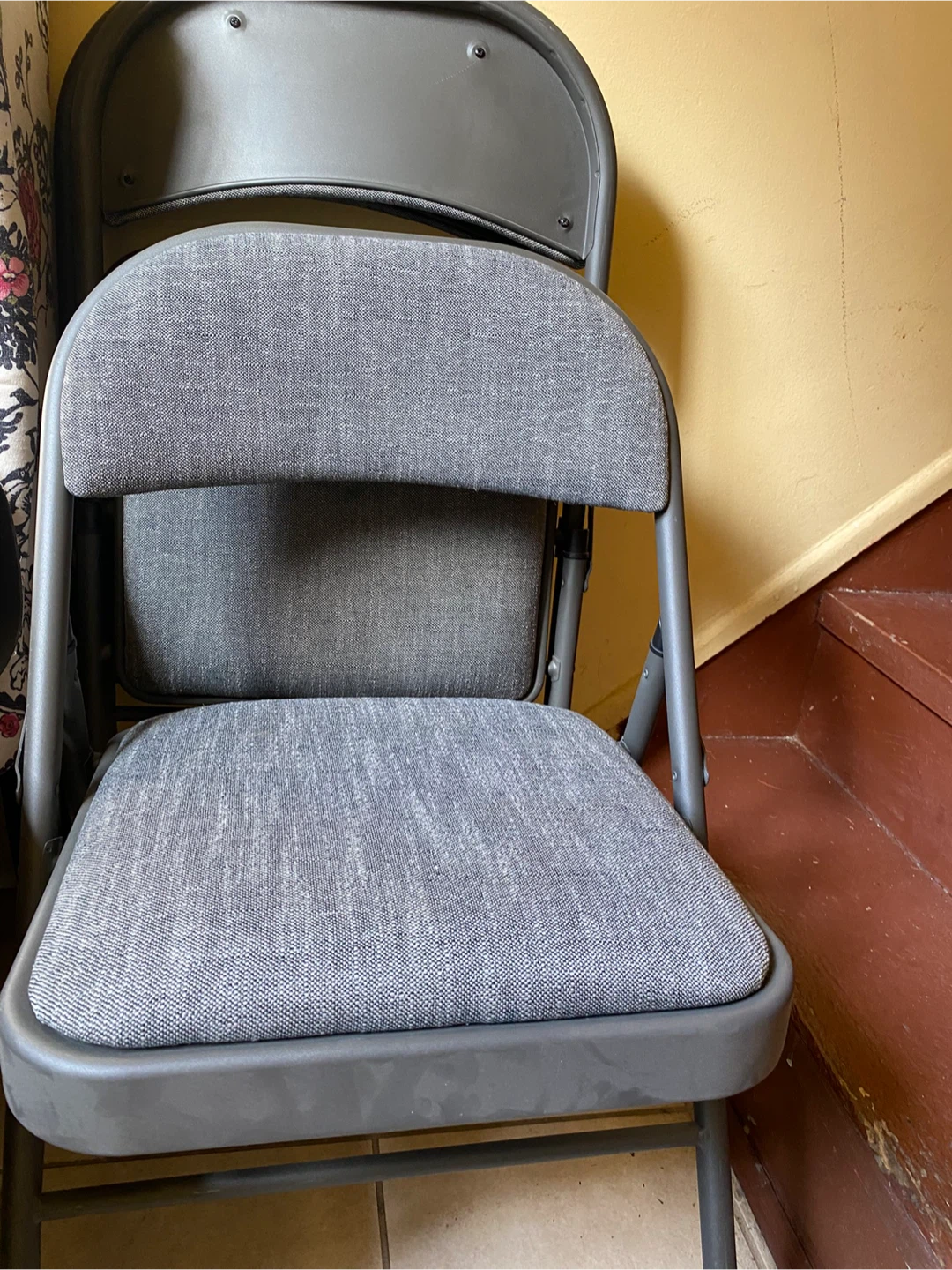 Grey Folding Chair:8 chairs