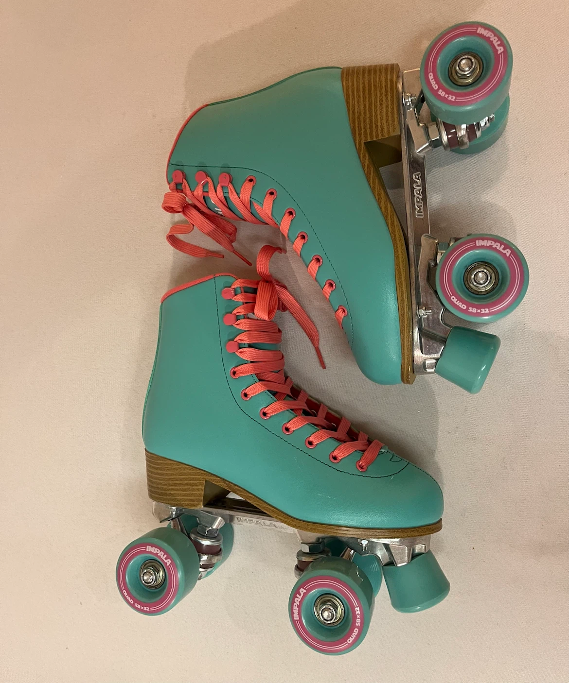 6 - Impala Roller Skates - Teal and Coral - photo 5