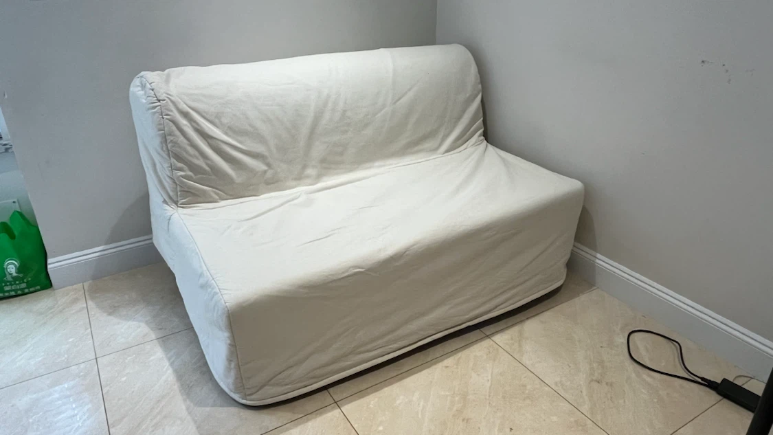 IKEA Sofa bed with cover - Light Grey