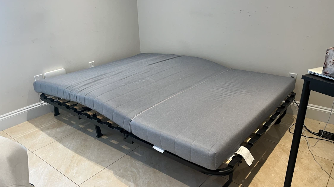 IKEA Sofa bed with cover - Light Grey - photo 3