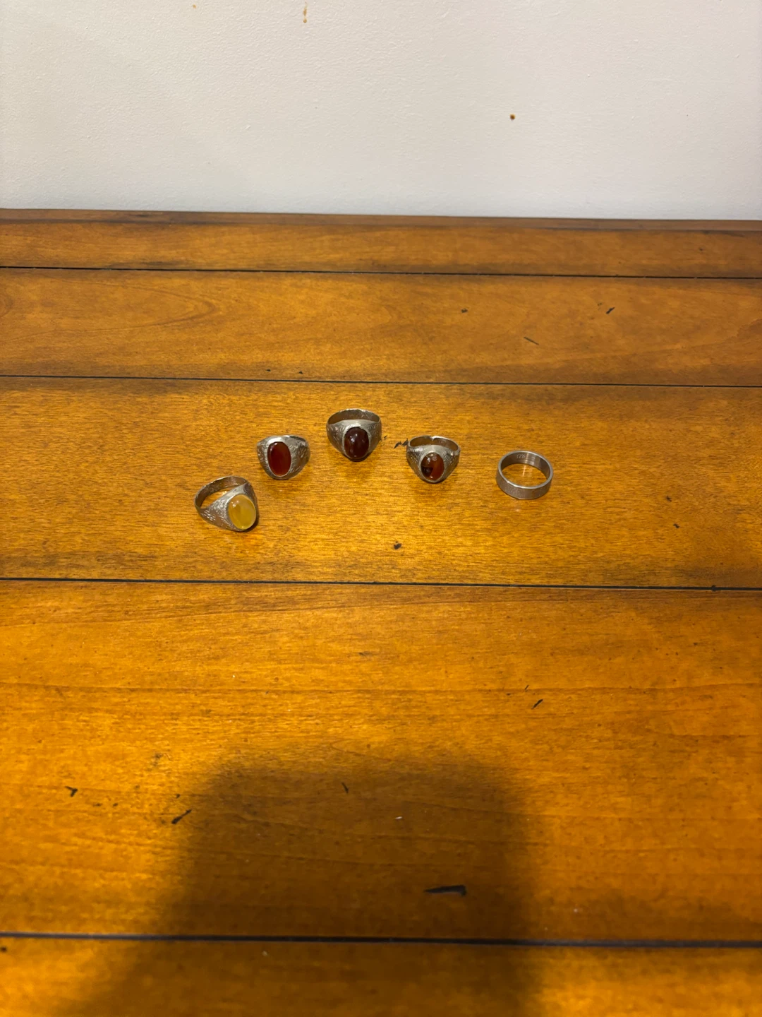 Set of 5 Men's Rings