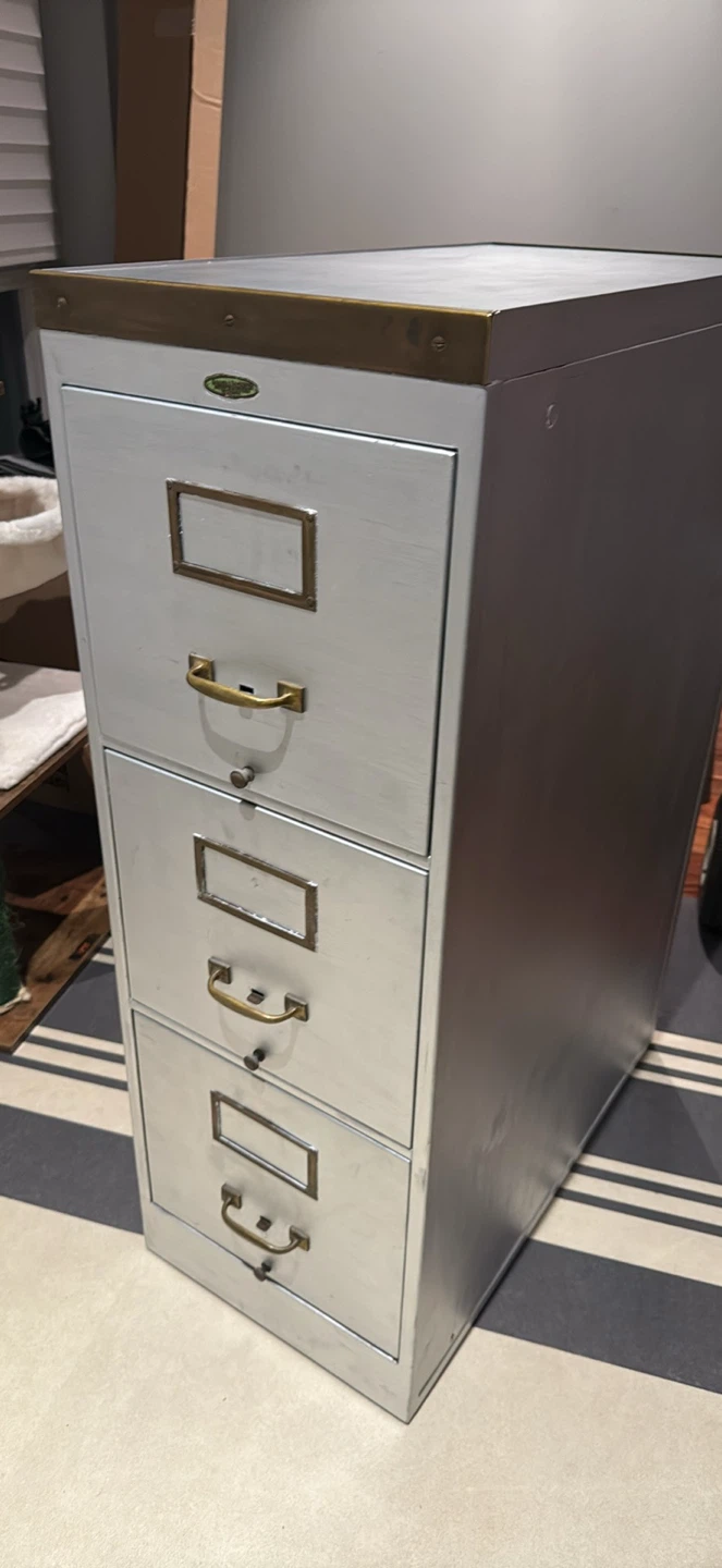 Vintage 4-Drawer Filing Cabinet