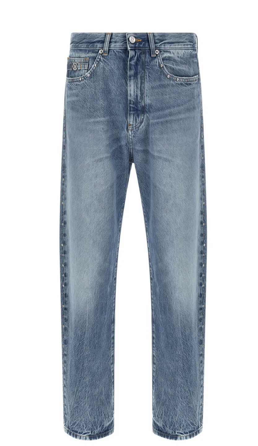 Versace Jeans with Stud Embellishments