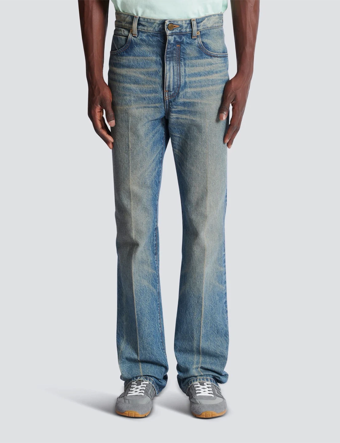 Balmain Paris Blue Wash Denim Jeans - photo 3