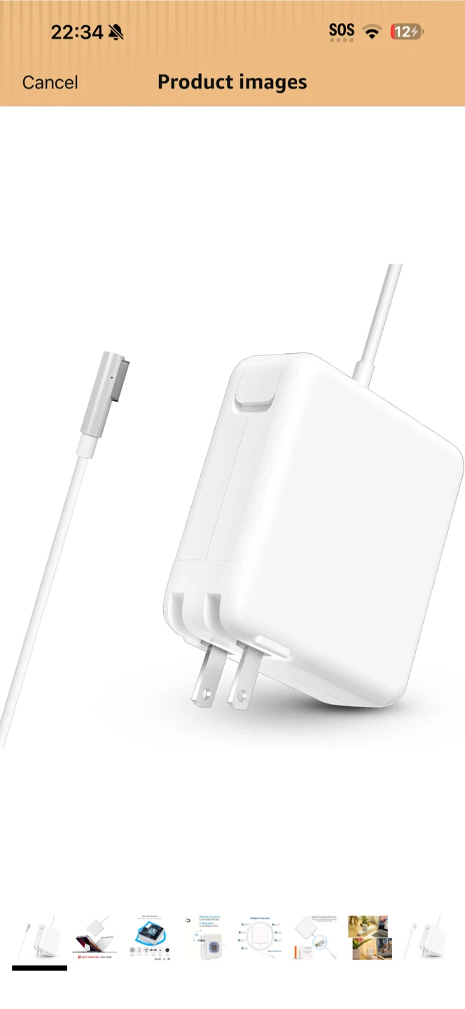Mangtiec L-Tip MacBook Charger