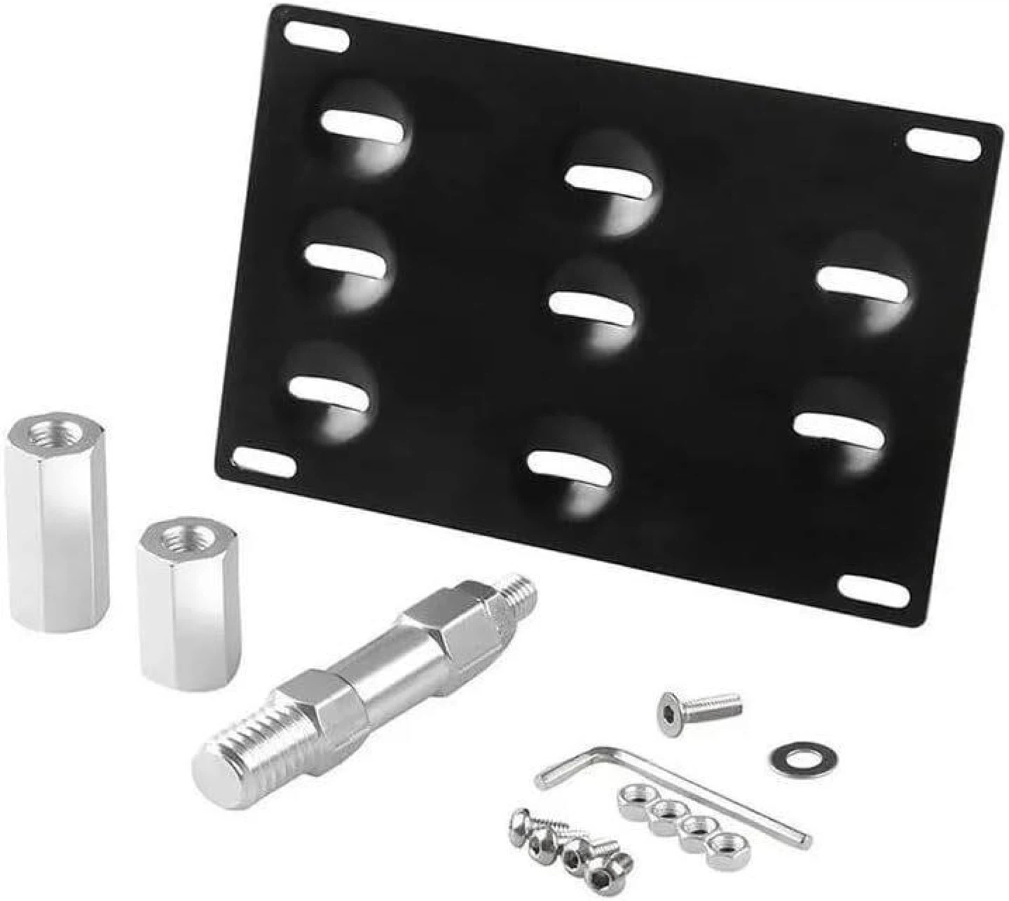 Drill-Free Front Tow Hook License Plate Frame - BMW - New - photo 2
