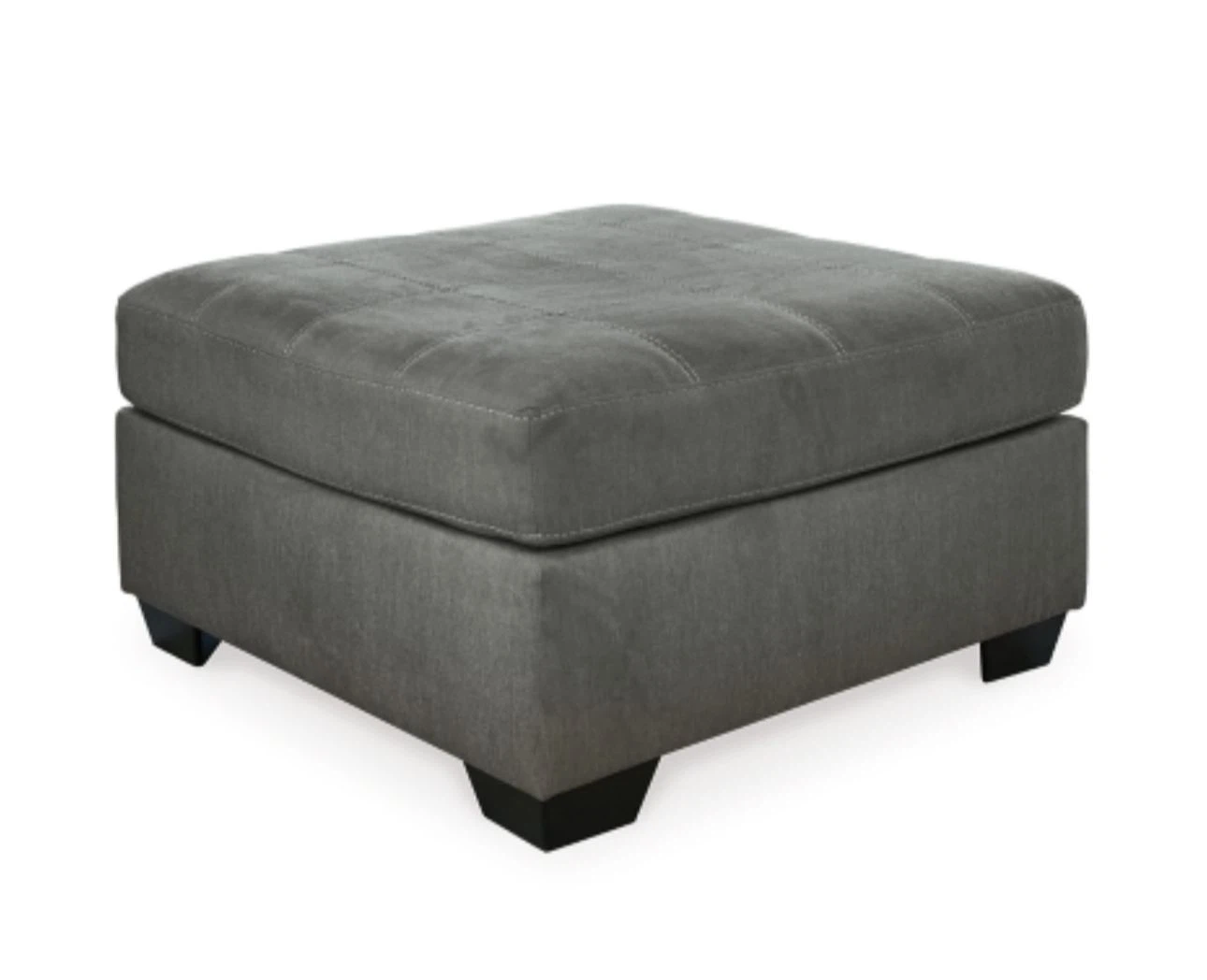 Gray Sectional Sofa with Ottoman - photo 2