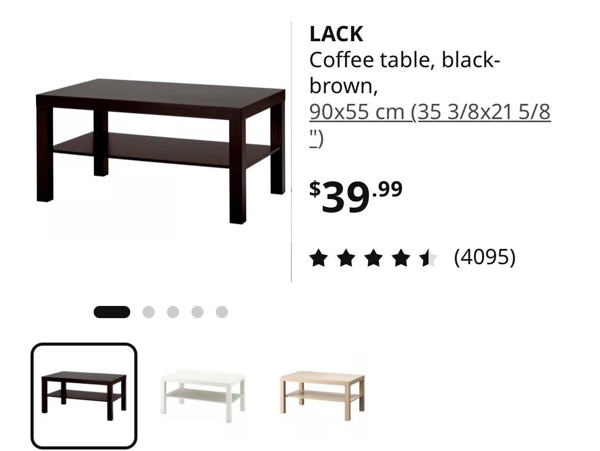 IKEA LACK Coffee Table