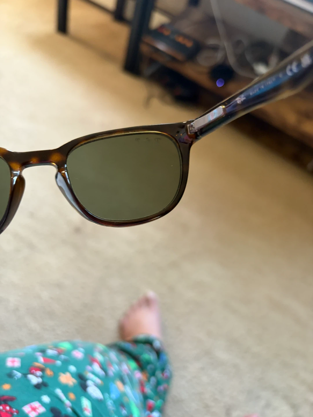 Ray-Ban - Tortoise (Havana) frame with Polarized Green Lenses - photo 5