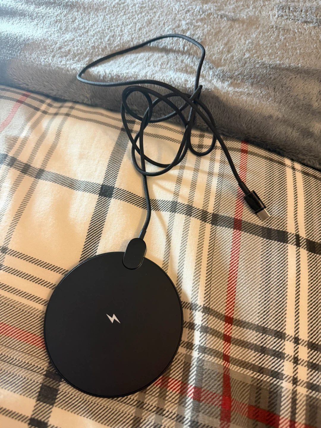 Black Wireless Charger Pad