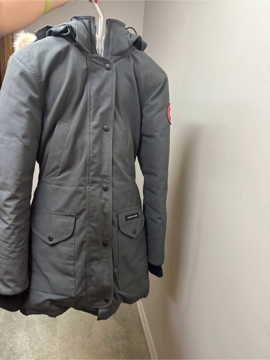 Canada Goose Grey Parka Jacket