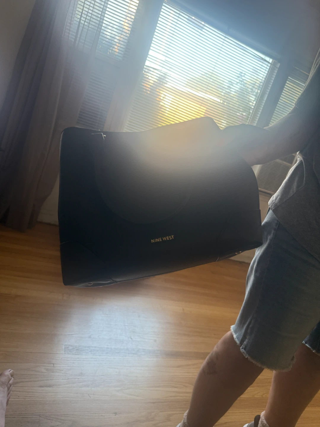 Nine West Black Tote Bag