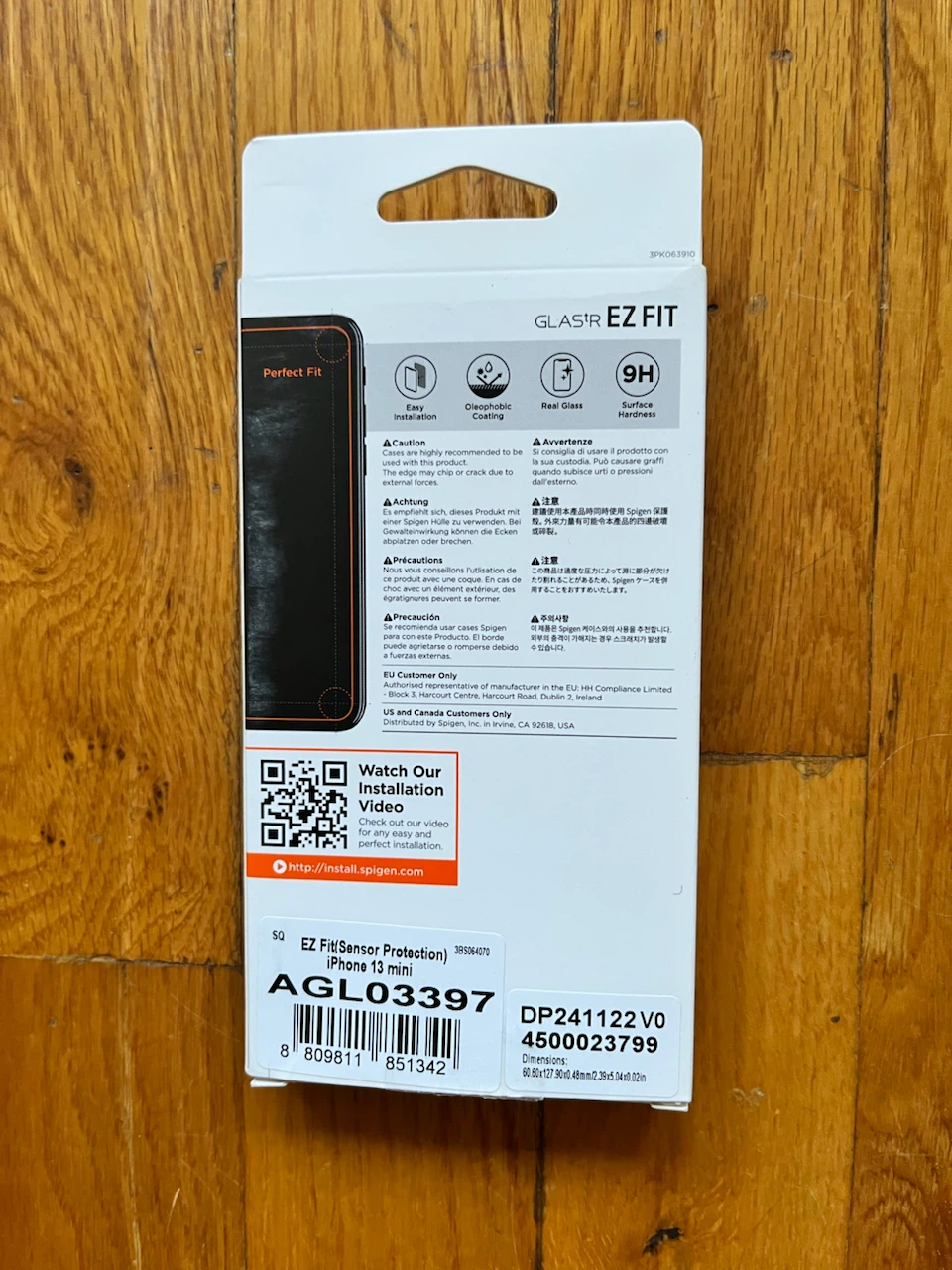 Spigen Glas.tR EZ Fit Screen Protector 2 Pack for iPhone 13 mini - photo 2