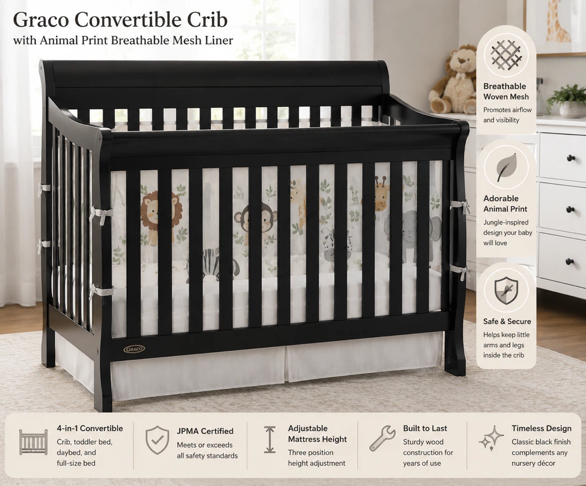 Crib + Mattress + Accessories – Items Starting at $5