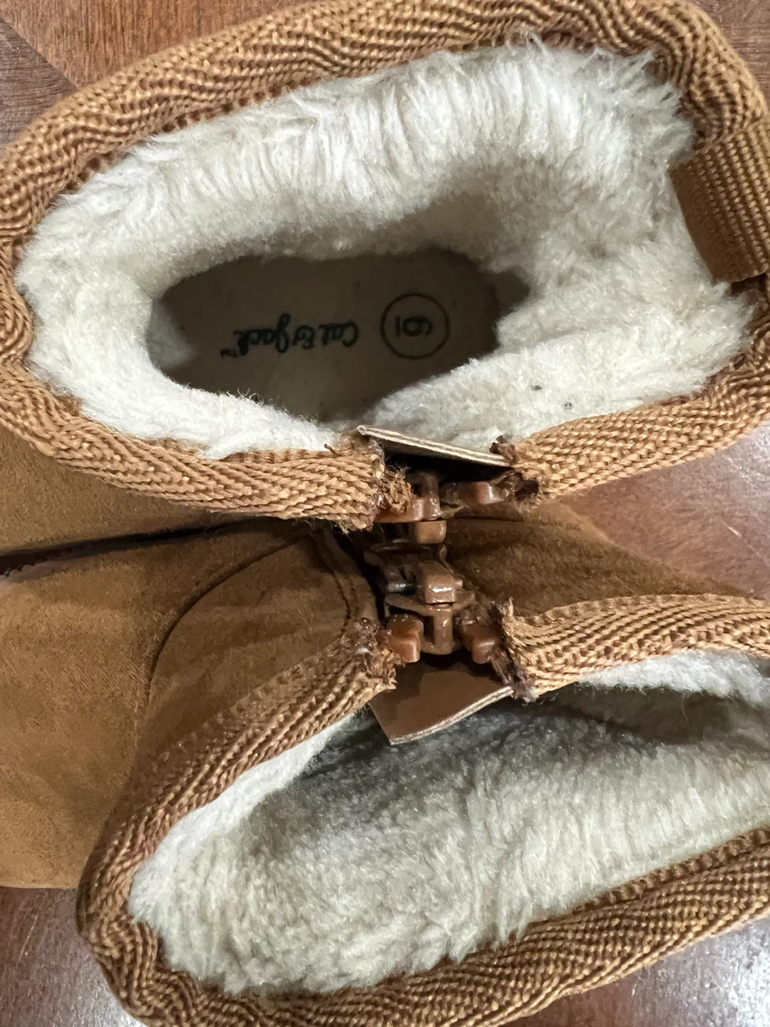 Cat & Jack Toddler Brown Boots Size 6 - photo 2