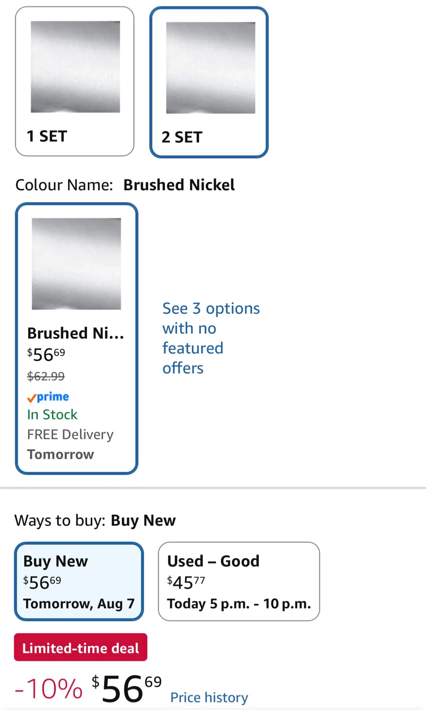 Bidet Sprayer Set - Brushed Nickel - photo 2