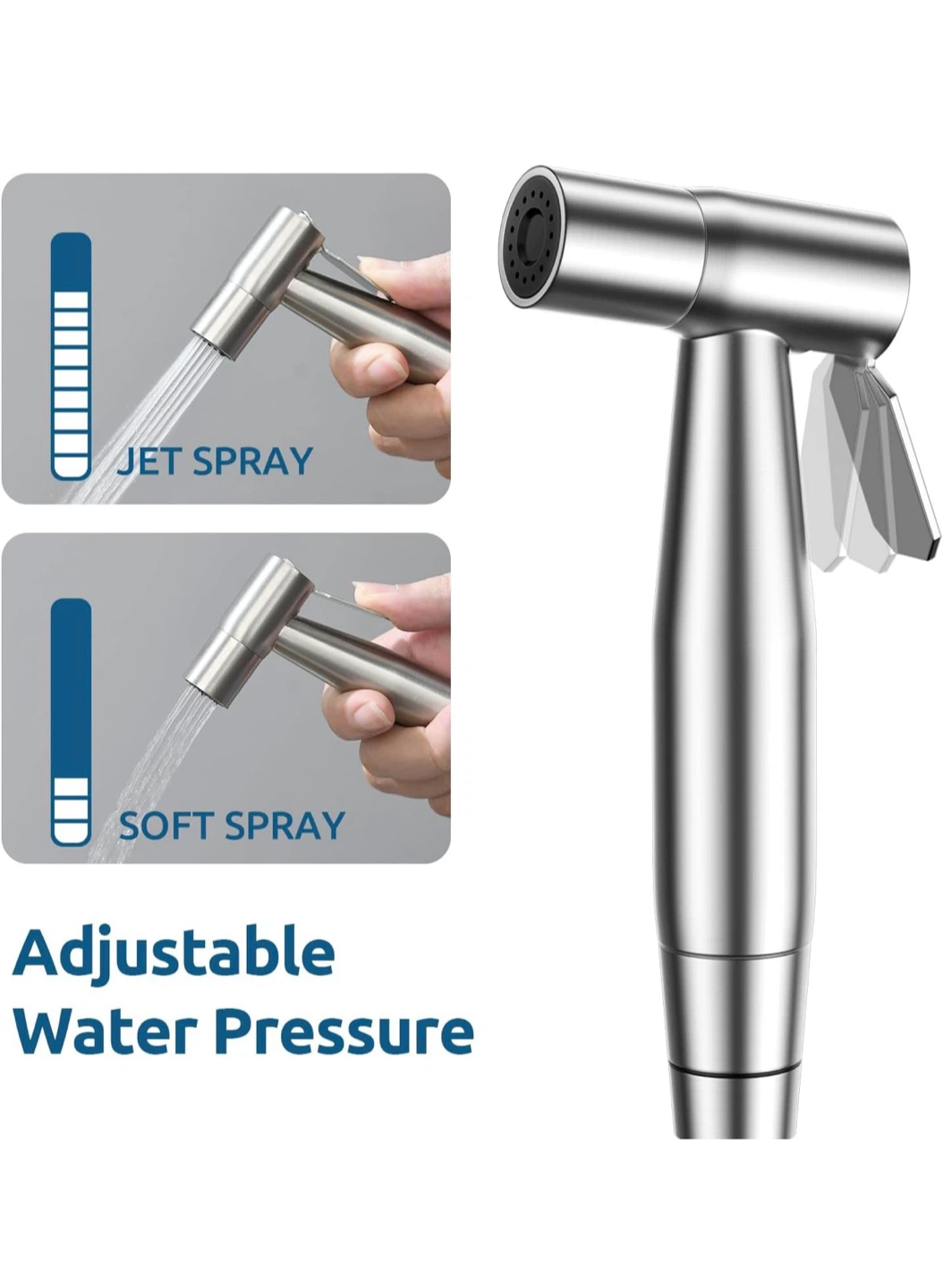 Bidet Sprayer Set - Brushed Nickel - photo 3