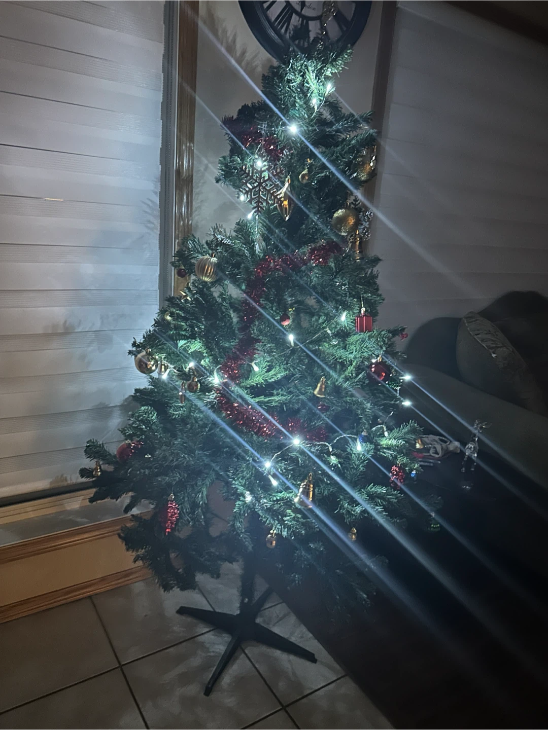 Decorated Christmas Tree with Lights - photo 3