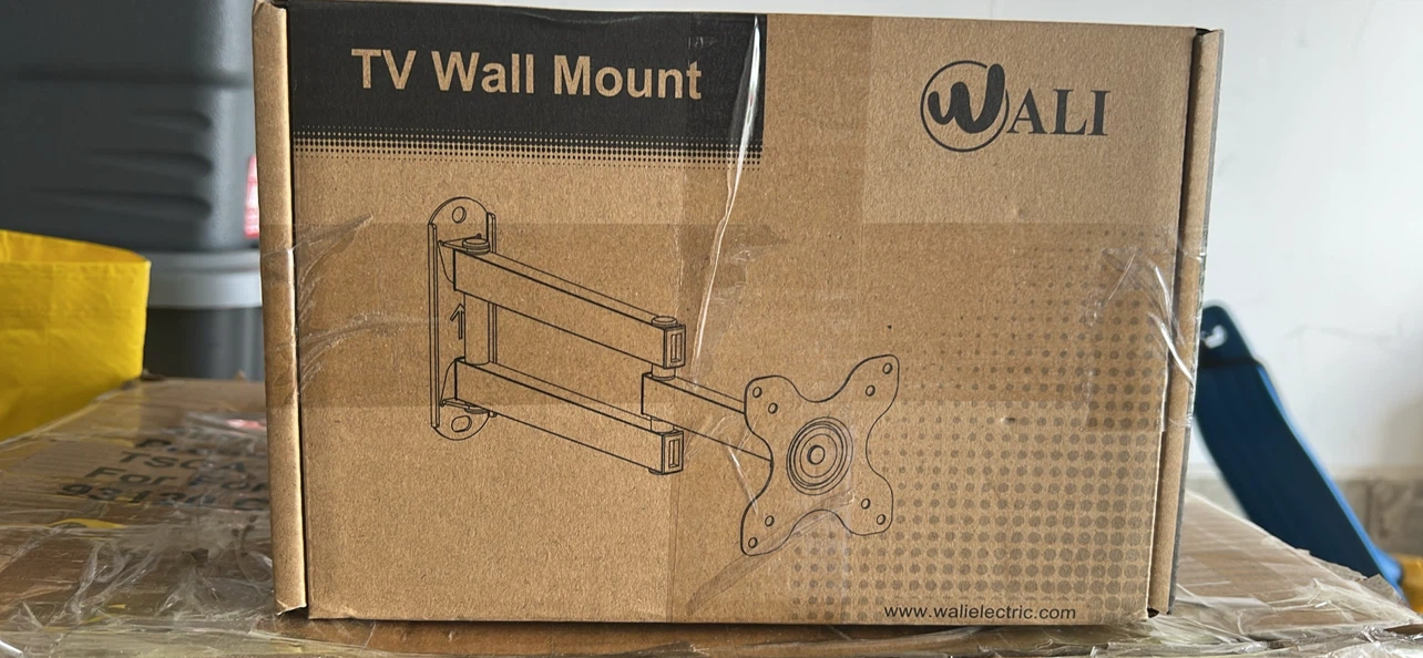 Full Motion TV Monitor Wall Mount Bracket 1330LM Black