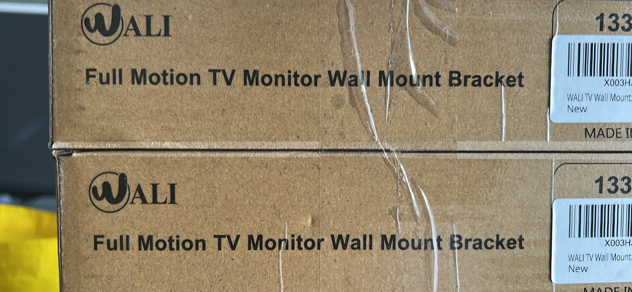 Full Motion TV Monitor Wall Mount Bracket 1330LM Black - photo 3